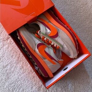 Nike LD Waffle x Sacai x Clot Net Orange Blaze | Men’s 9 / Women’s 10.5 | DS